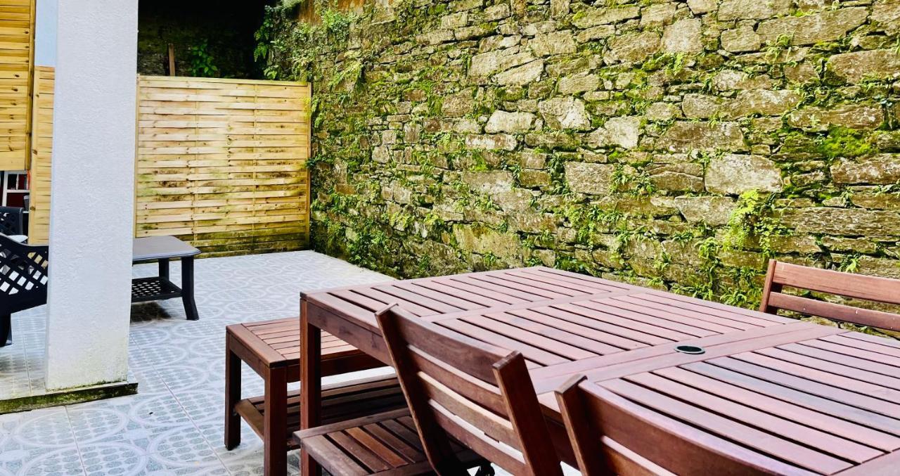 A terraza de Lilo Santiago Historic Apartamento Santiago de Compostela Exterior foto